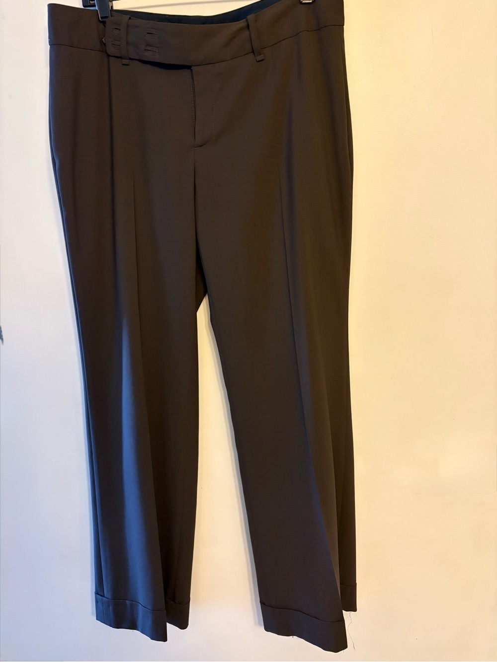 Banana Republic Stretch Classic Dress Pants in Dark Brown Sz 10